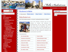 Tablet Screenshot of malta-student.com